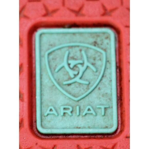 Ariat BROWN SUEDE MULTICOLOR TAPESTRY ROUND TOE COMFORT LOAFER FLATS SHOES 7.5 - Picture 9 of 11